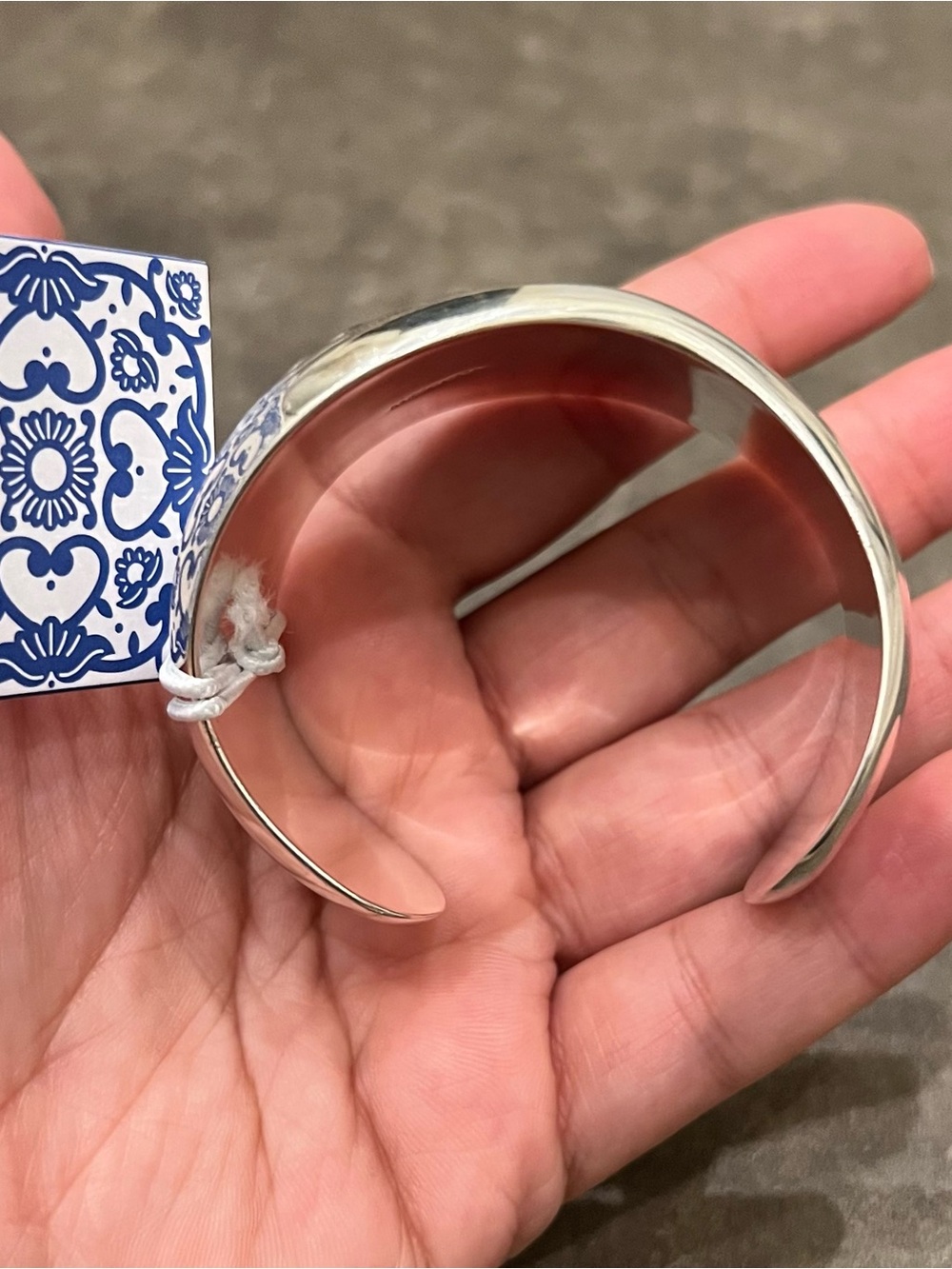 handcrafted Mexican sterling silver cuff bracelet - Picture 8 of 8